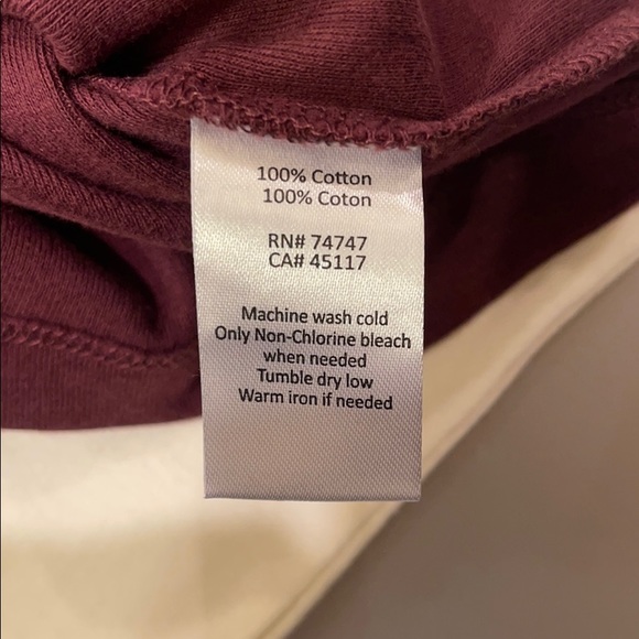 Cream & Burgundy Basic Tank Tops - Picture 7 of 8